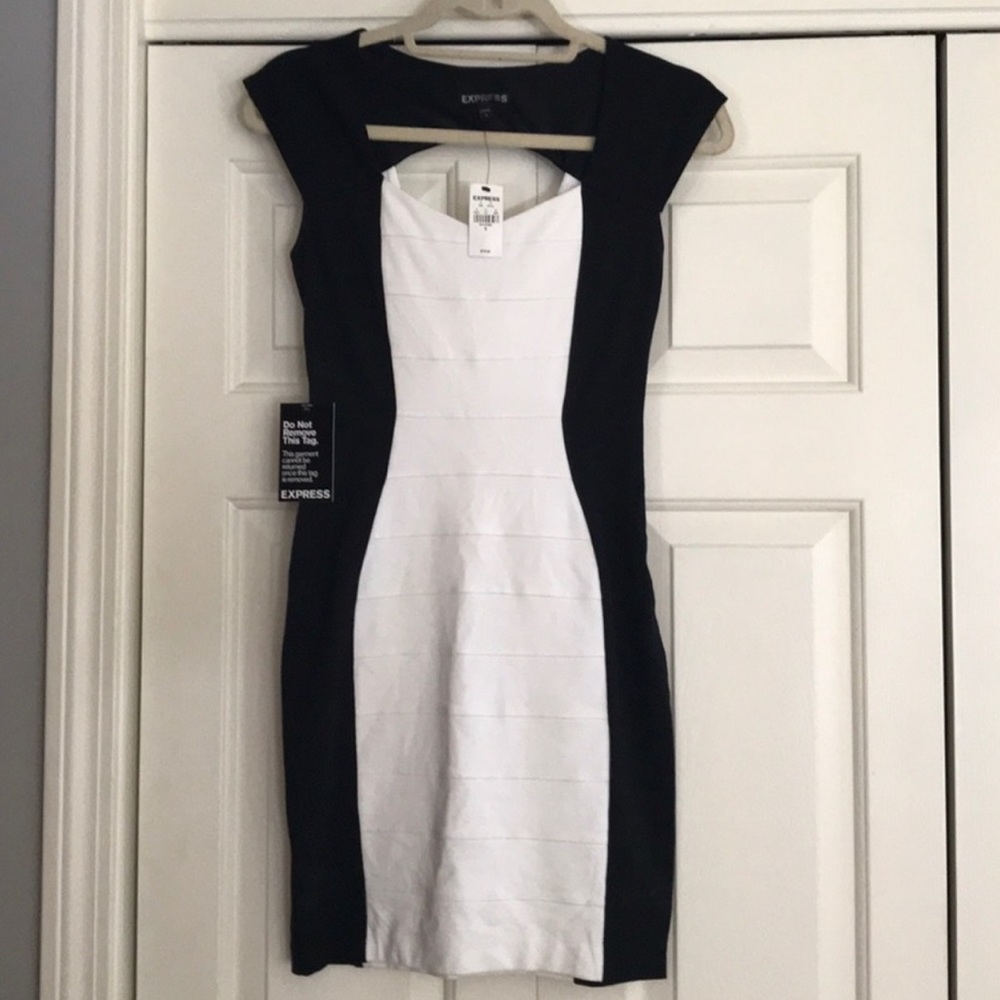 NWT Express Bodycon Dress - Picture 2 of 14